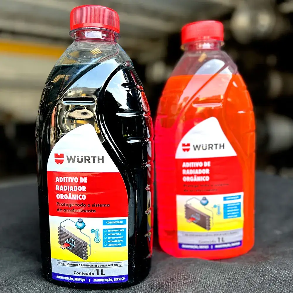 Aditivo de Radiador Orgânico Würth Concentrado - 1 Litro